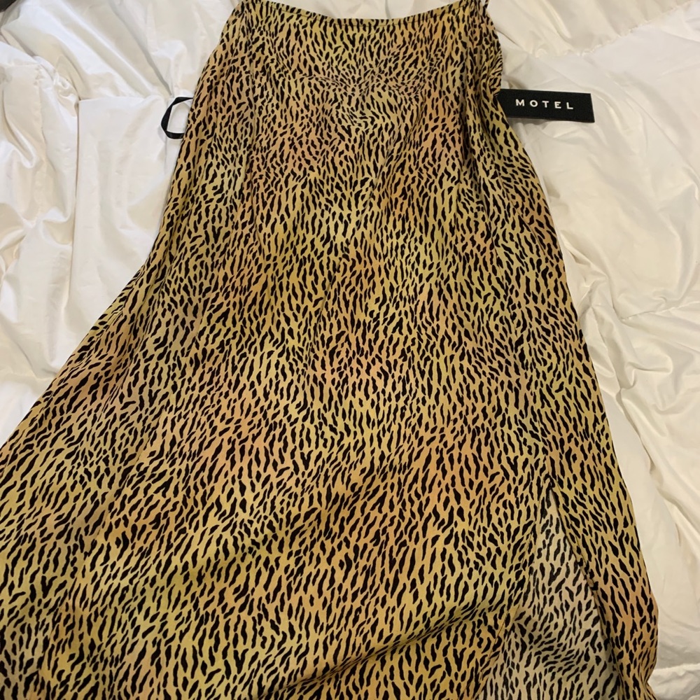 Motel animal print dress